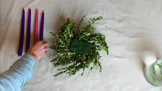 How to Make an Advent Wreath [upl. by Eletnahs241]