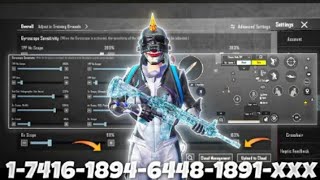 NEW UPDATE 34🔥BEST SENSITIVITY CODE  CONTROL SETTINGS BGMIPUBG MOBILE [upl. by Atinahs266]