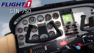 Flight1 Garmin GTN 750 GPS Review and Tutorial FSXFSXSEP3D [upl. by Eilsek863]