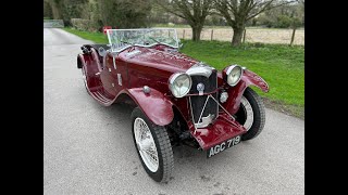 1933 Riley Nine March Special  offered by Robin Lawton Vintage amp Classic Cars [upl. by Ahsiekram]