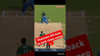 Shubman Gill back to back reverse sweep shorts cricket shubmangill 🏏🔥 [upl. by Susejedairam]