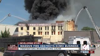 Officials investigating cause of threealarm fire in KCMO [upl. by Ociram]