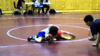 Monica Sotos second wrestling match  USAW AZ Folkstyle Tournament [upl. by Klinger]