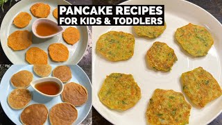 3 Easy and Healthy Pancake Recipes For Babies  Baby Pancake Recipes  Baby Food [upl. by Maidie938]