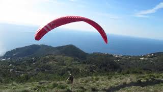 Bonassola SP paragliding decollo Renato Lucchetti 07 NOV 2024 [upl. by Winn]