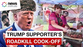 Roadkill Cookoff Trump fans dish politics and possum [upl. by Cornie887]