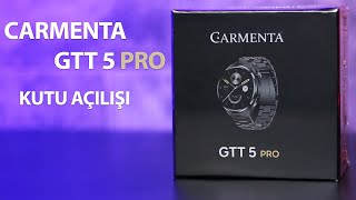 CARMENTA GTT 5 PRO Akıllı Saat  Kutu Açılışı [upl. by Cirdet]