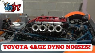 Toyota 4age 1600 on danst throttle body kit [upl. by Ebbarta585]