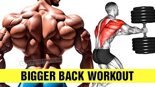 Most Effective Back Workout at Gym [upl. by Airehtfele]