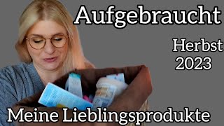 Meine aufgebrauchten Lieblingsprodukte [upl. by Doro]