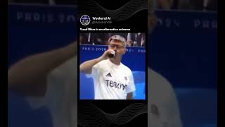 AI Made Turkish shooter Yusuf Dikec Drinking Coke At Olympics 2024 memes ai aitools olympics2024 [upl. by Dranyam65]