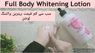 Full Body Whitening LotionBest whitening lotion for All Skin TypesUnder 450rsAmra javed [upl. by Venita76]