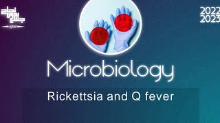 Cbl 1 Rickettsial disease and Q faver  Microbiology [upl. by Akeim]