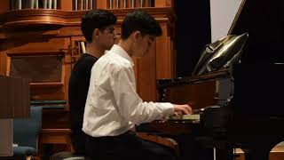 Sleigh Ride  Piano Duet Leroy Anderson Anosh and Yohaan Ardeni [upl. by Erskine667]