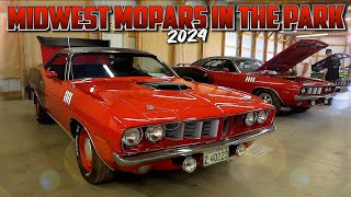 MASSIVE MOPAR CAR SHOW Muscle Cars  Classic Cars  Mopars in the Park 2024 Rare Muscle Cars [upl. by Muryh]