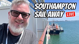 Leaving Southampton on the Caribbean Princess [upl. by Anayra]