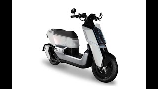 EICMA Milan 2023 Electric Snapshot  SYM PE3 Hybrid Electric Moped  4K  GreenMopedscom [upl. by Derdle]