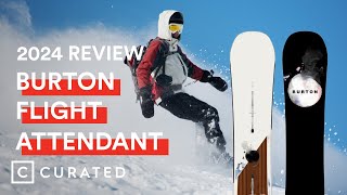 2024 Burton Flight Attendant Snowboard Review  Curated [upl. by Tserof]