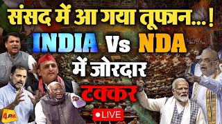 🔴LIVE Rajya Sabha  Mallikarjun Kharge  INDIA Vs NDA  Modi  Parliament Session 2024  Lok Sabha [upl. by Ythomit]