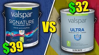 Valspar Ultra vs Signature Which paint should you buy [upl. by Shult119]