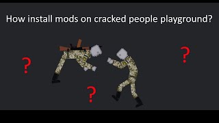 How install modscontraptions on cracked People Playground [upl. by Eivol]