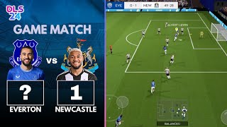 Everton VS Newcastle down by 1 in 2nd half  DLS24 [upl. by Ikik19]