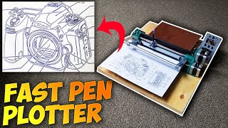 High Speed Pen Plotter IV Projects build [upl. by Netsrak741]