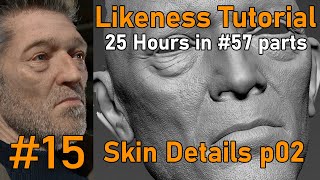 Likeness Tutorial PART 15 Applying Skin Details Part02 [upl. by Ycram429]