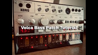 Volca Bass Overview amp Patch Tutorial [upl. by Notyep]