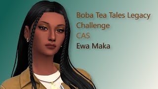 Boba Tea Tales Legacy CAS Ewa Maka 🧋🤎🤍 [upl. by Figone836]