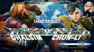 Fchamp Dhalsim vs Ludovic ChunLi  CPT NA Finals [upl. by Elleynad]