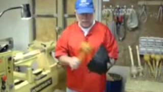 Using Coachs Glove Mallet to Break in a Baseball Glove [upl. by Albright]