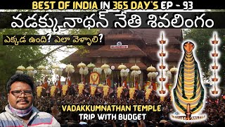 Vadakkunathan temple full tour in telugu  Vadakkumnathan temple history  Thrissur  Kerala [upl. by Antonius]