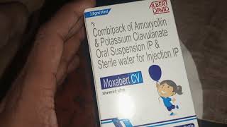 Combipack of amoxicillin and potassium clavulanate oral suspension ip amp sterile water for injectio [upl. by Aihsenak]