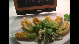 Beignets de fleur de courgette [upl. by Inamik500]