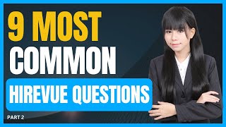 PART 2 The Shocking Truth about the 9 Most Common Hirevue Interview Questions [upl. by Aihseket229]