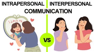 Intrapersonal and Interpersonal Communication  Key Differences Explained [upl. by Gavriella]