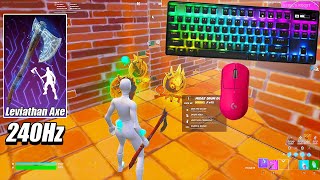 LEVIATHAN AXE GAMEPLAY  High Kill Solo Win 🏆 Apex Pro TKL Keyboard ASMR 🎧😴 [upl. by Estrin]