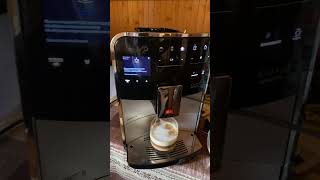 Melitta Barista TS Smart Latte Macchiato dispensing [upl. by Gladstone872]