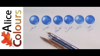 Burnishing colored pencils [upl. by Hnid]