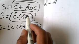 Algebra de Boole Simplificação de Expressões Booleanas 2 [upl. by Eiramassenav]