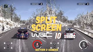 WRC 10 FIA World Rally Championship🔥 2 player  Splitscreen  PC Gameplay  Full HD🔥 [upl. by Aivatnuhs]