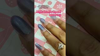 💅Remove Acrylic Nails with me  Polygel  acryl gel hybrid gel Nail removal at home easy steps [upl. by Hairacaz977]