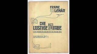 Franz Lehár  Ballsirenen Walzer nach Motiven der Operette Die lustige Witwe [upl. by Cavil]