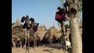 マリ バンディアガラの断崖 ドゴンダンス1 Dogon Dance in Mali Cliff of Bandiagara [upl. by Rhoades]