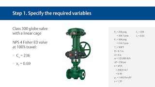 How to Size a Control Valve for Compressible Fluid [upl. by Michaele]