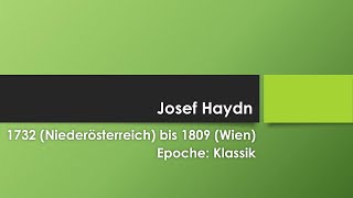 Josef Haydn einfach und kurz erklärt [upl. by Dwan]