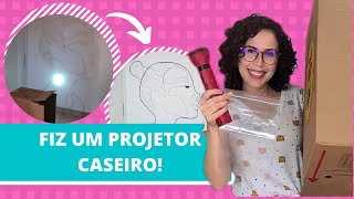 Como fazer um PROJETOR CASEIRO [upl. by Saoj]