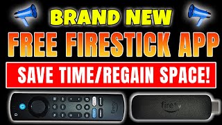 🔥 NEW APP for FIRESTICK  FREE UP SPACE with One CLICK 🔥 [upl. by Carmelo]