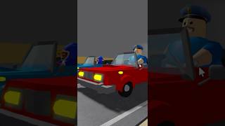 SHIN SONIC TAPES race with CAR BARRY PRISON RUN roblox carbarry shorts [upl. by Herculie29]